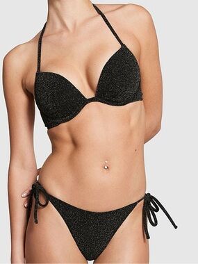 Victoria's Secret Shimmer Icon Push-Up Bikini Set